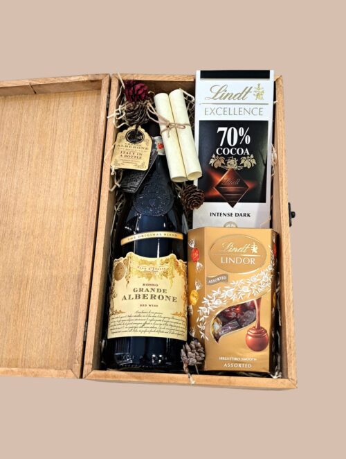 Gift Box Grande Alberone & Lindt Excellence & Lindt Assorted