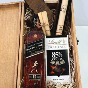 Gift Box Johnnie Walker Black & Coko & Cigars
